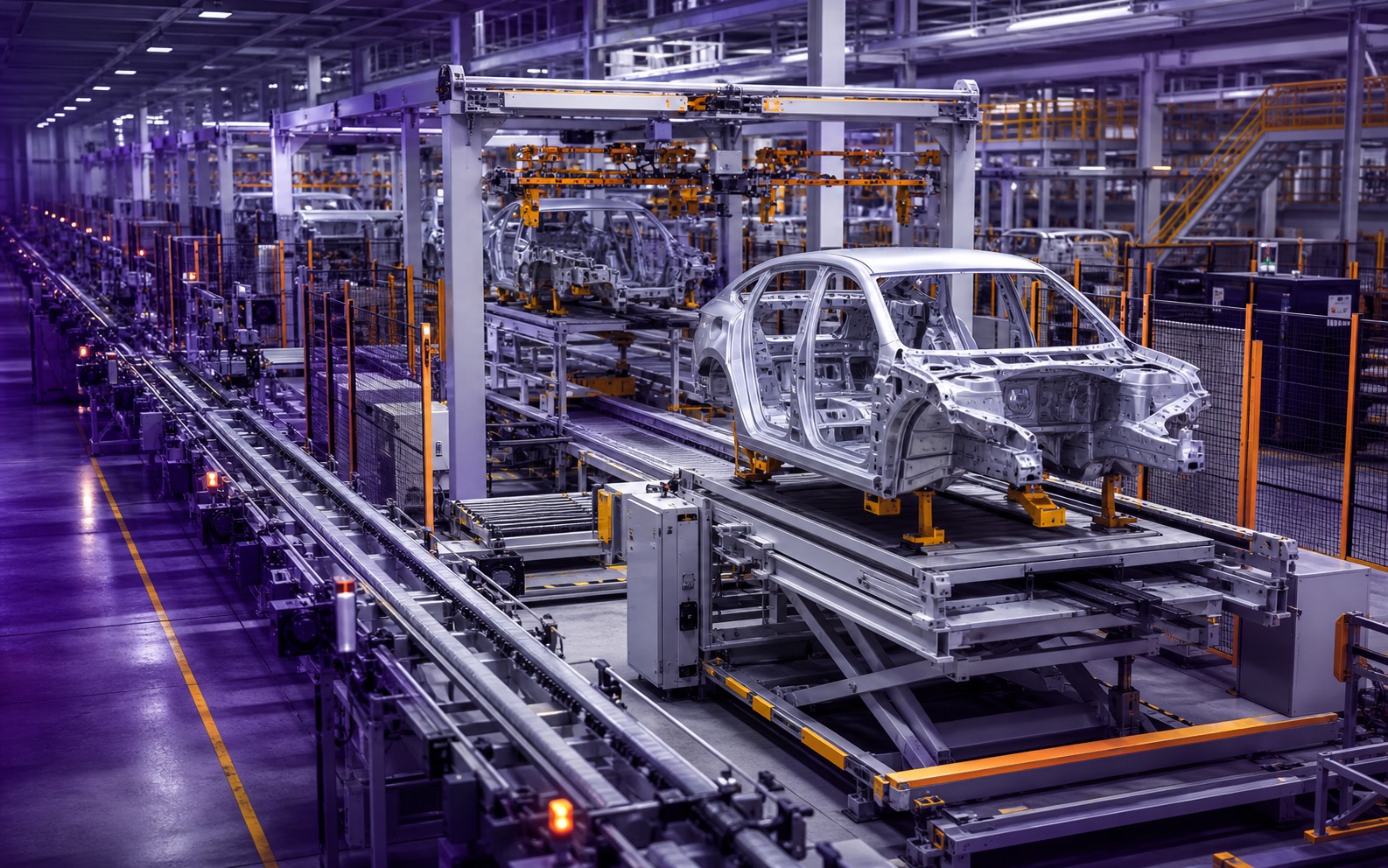 Vehicle body conveyor line project